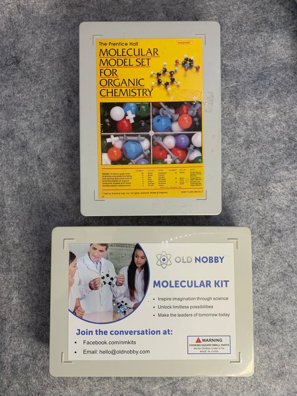 Organic Chemistry Molecular Model Kit, 2 Sets 3D Molecules, Student Science